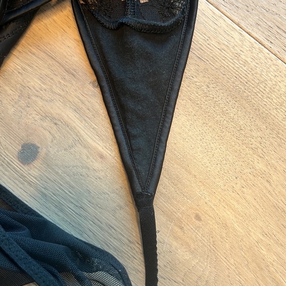 Black mesh bodysuit Victoria Secret Small - Picture 5 of 5